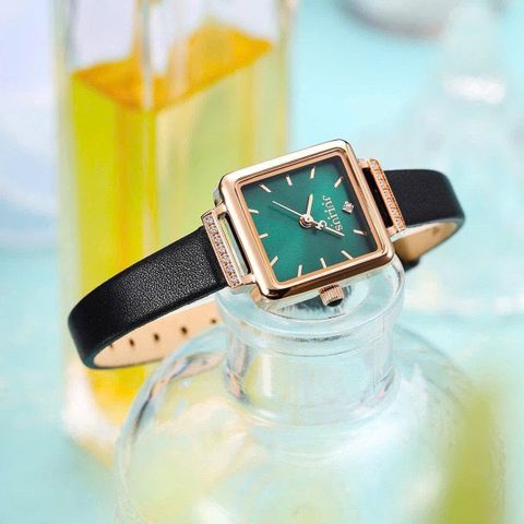  ĐỒNG HỒ NỮ JULIUS JA-1314D DÂY DA ĐEN CHÍNH HÃNG 