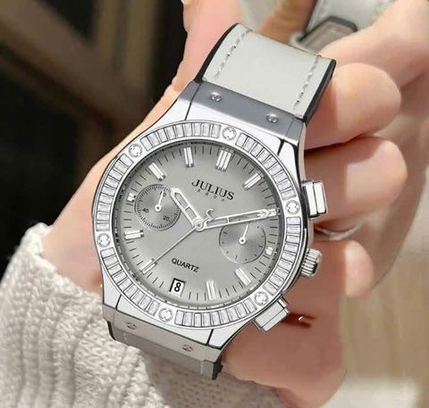  ĐỒNG HỒ NỮ JULIUS JA-1490B DÂY DA CHÍNH HÃNG 