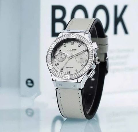  ĐỒNG HỒ NỮ JULIUS JA-1490B DÂY DA CHÍNH HÃNG 
