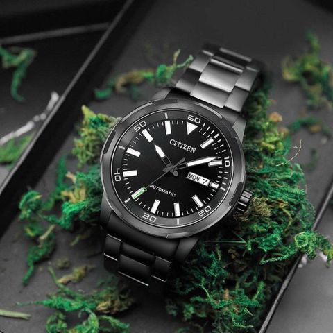  ĐỒNG HỒ NAM CITIZEN AUTOMATIC NH8375-82E FULL ĐEN CHÍNH HÃNG 