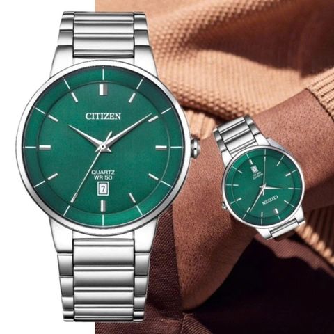  ĐỒNG HỒ NAM CITIZEN  BI5120-51X XANH LÁ CHÍNH HÃNG 