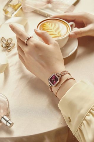  Đồng Hồ Nữ JA-1292C Julius Hàn Quốc Dây Thép 