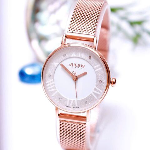  Đồng Hồ Nữ JA-924D1 Julius Hàn Quốc Dây Thép (Đồng) 