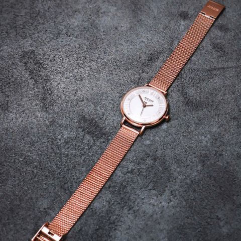  Đồng Hồ Nữ JA-924D1 Julius Hàn Quốc Dây Thép (Đồng) 