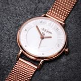  Đồng Hồ Nữ JA-924D1 Julius Hàn Quốc Dây Thép (Đồng) 