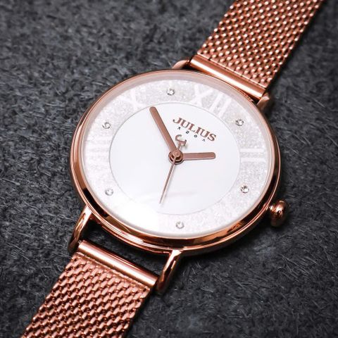  Đồng Hồ Nữ JA-924D1 Julius Hàn Quốc Dây Thép (Đồng) 