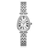  Đồng Hồ Nữ JA-1526C Julius Dây Kim Loại Trắng Hàn Quốc Chính Hãng 