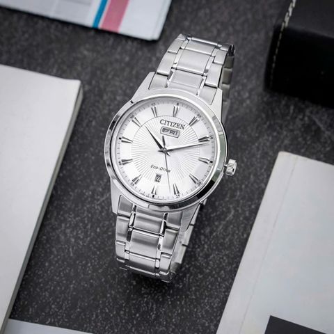  Đồng Hồ Nam Citizen Eco-Drive AW0100-86B 40mm Chính Hãng 