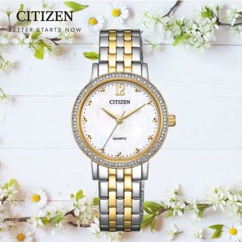  Đồng Hồ Nữ Citizen Quartz EL3104-54D 31mm Chính Hãng 