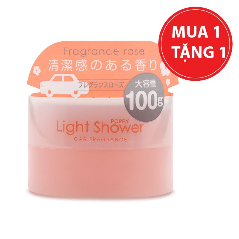 Sáp thơm ô tô Diax Light Shower Poppy mùi Fragrance Rose