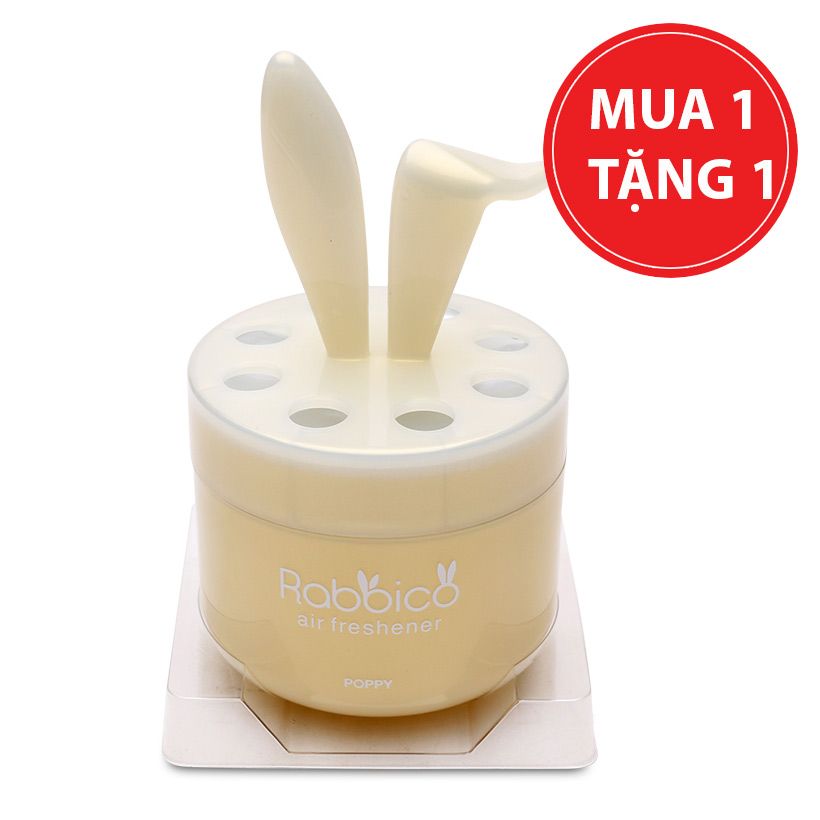 Sáp thơm ô tô Diax Rabbico Poppy mùi White Musk