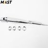 Ốp tay gạt mưa sau và cảm biến lùi chrome (8 pcs) dùng xe Morning 11MY
