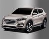 Viền kính cửa phía trên xe Hyundai Tucson đời 2015 ( Chrome)