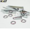 Ốp tay gạt mưa sau và cảm biến lùi chrome (8 pcs) dùng xe Rondo