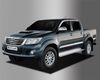 Chắn Mưa xe Toyota Hilux vigo 2015 (Mạ Chrome)