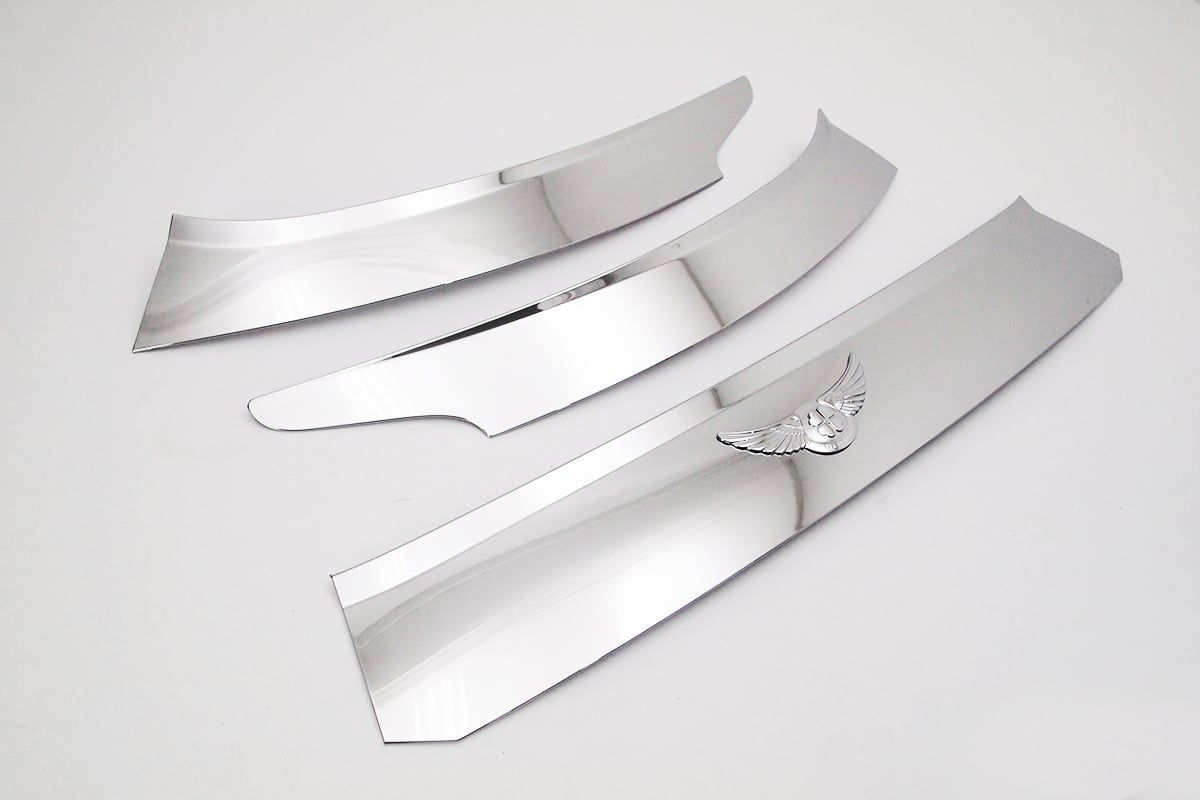 Ốp nắp capo kèm biểu tượng xe Hyundai Tucson đời 2015 (Chrome)