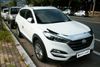 Ốp nắp capo kèm biểu tượng xe Hyundai Tucson đời 2015 (Chrome)