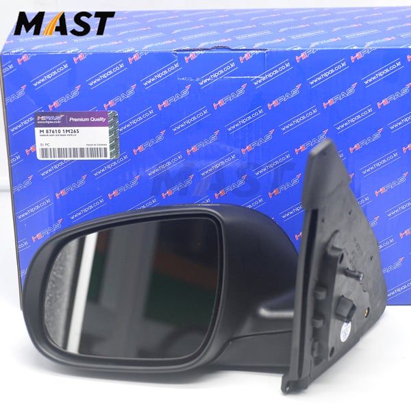 Gương ngoài xe, trái Sedan, 2010MY~ (Xi nhan nhỏ, gập điện, sấy 8 giắc -) dùng xe Forte