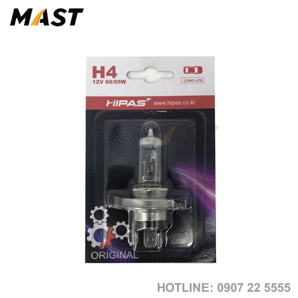Bóng đèn HIPAS H4 12V 60/55W