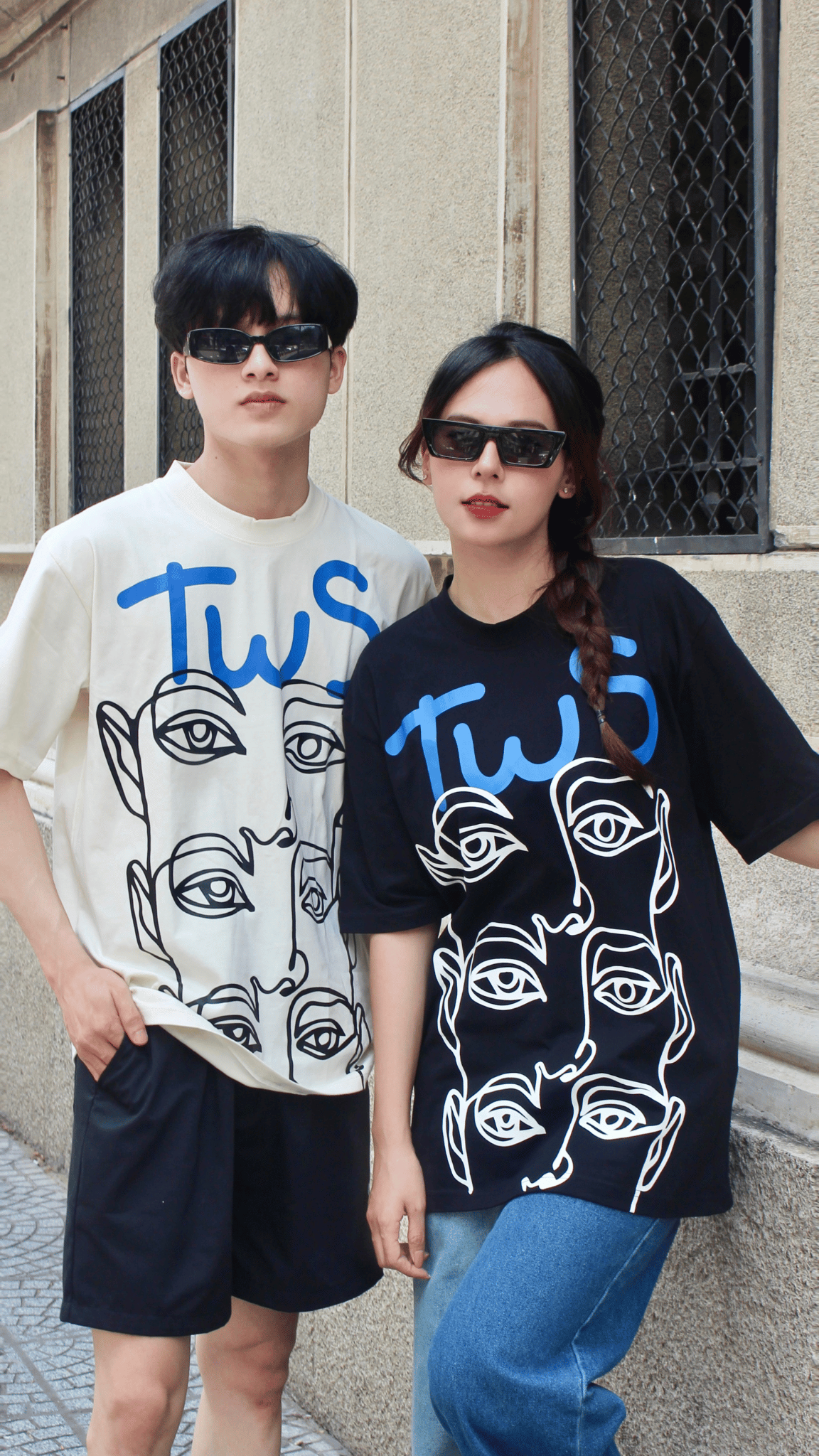  Áo Thun Local Brand Teeworld The Face T-shirt Tay Lỡ Nam Nữ Form Rộng Unisex 