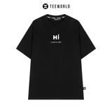  Áo Thun Local Brand Teeworld Hi T-shirt Tay Lỡ Nam Nữ Form Rộng Unisex 