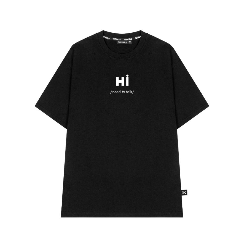  Áo Thun Local Brand Teeworld Hi T-shirt Tay Lỡ Nam Nữ Form Rộng Unisex 