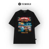  Áo Thun Local Brand Teeworld Phố Đêm SÀI GÒN T-Shirt Nam Nữ Form Rộng Unisex 