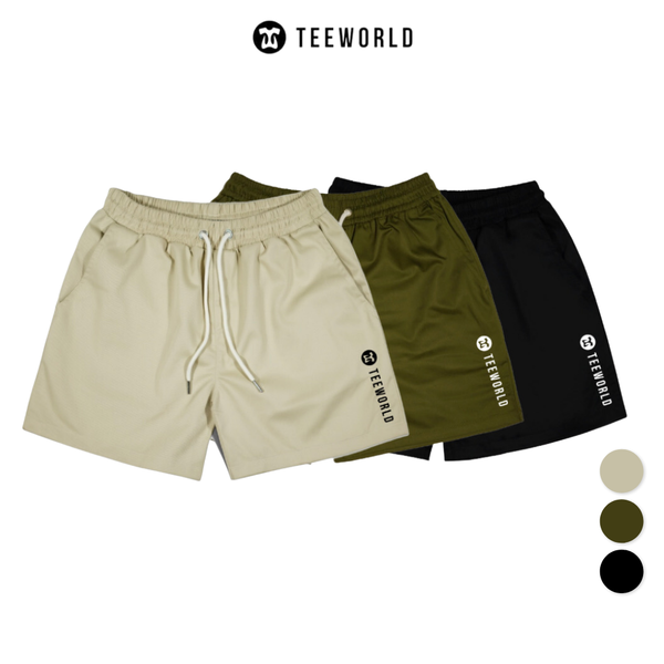  Quần Short Kaki Teeworld Unisex 