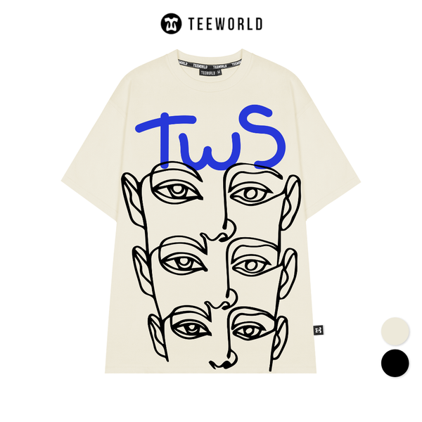  Áo Thun Local Brand Teeworld The Face T-shirt Tay Lỡ Nam Nữ Form Rộng Unisex 