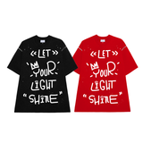  [COMBO CỰC SỐC] 2 Áo thun Let Your Light Shine Form Unisex Nam Nữ 2 Màu Cùng Size 