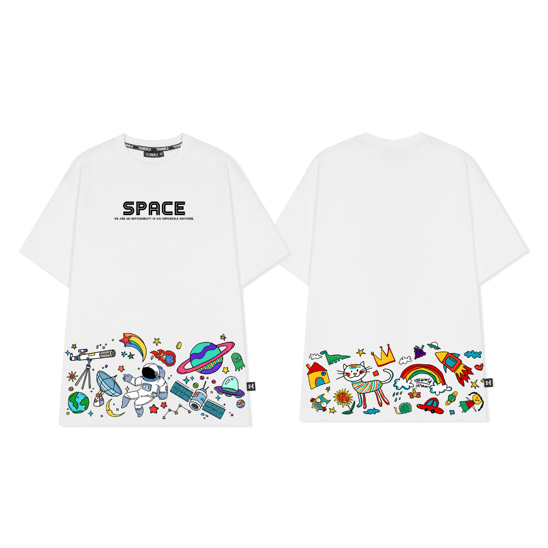  Áo Teeworld Outer Space T-shirt 