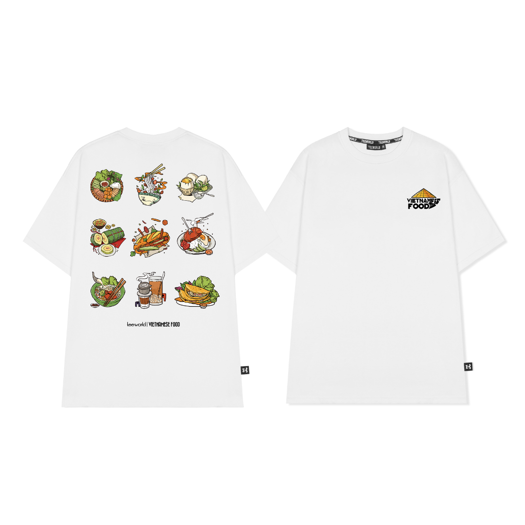  Áo thun Vietnamese Food T-shirt 