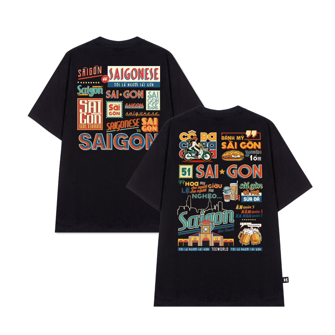  Combo Áo thun Sài Gòn Cô Ba & Sài Gòn Cô Ba Season 2 T-shirt 