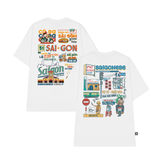  Combo Áo thun Sài Gòn Cô Ba Season 2 & Sài Gòn Traffic T-shirt 