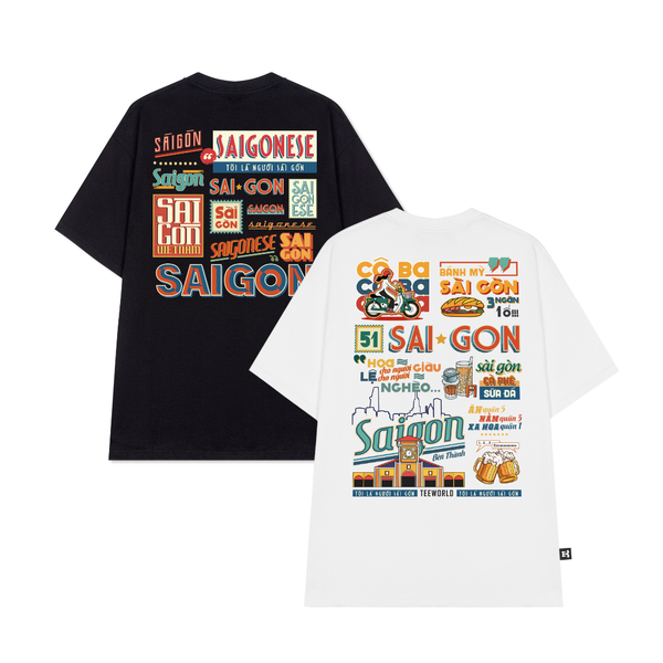  Combo Áo thun Sài Gòn Cô Ba & Sài Gòn Cô Ba Season 2 T-shirt 