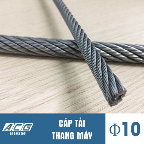 Cáp tải Thang máy phi 10 (Cáp thép phi 10)