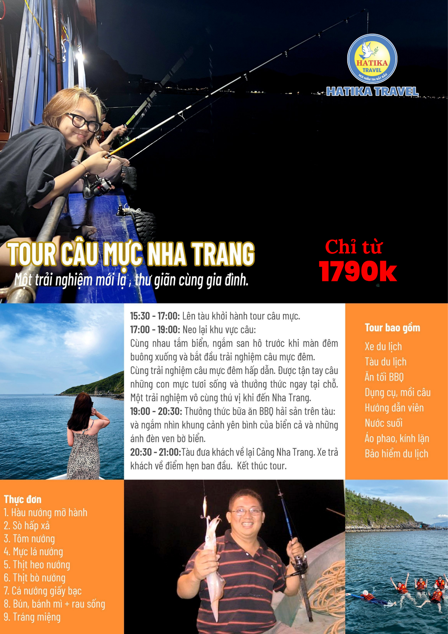 TOUR CÂU MỰC NHA TRANG - 1 NGÀY