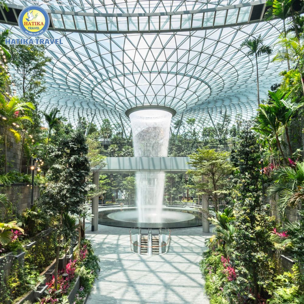 (2023) TOUR SINGAPORE - CÔNG VIÊN KHỦNG LONG – JEWEL CHANGI GARDENS BY THE BAY  FLOWER DOME( 3N2Đ)