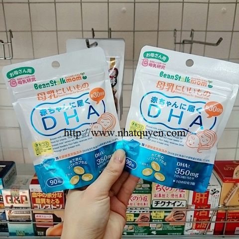 Viên uống DHA cho bà bầu của Nhật Beanstalk Mom DHA