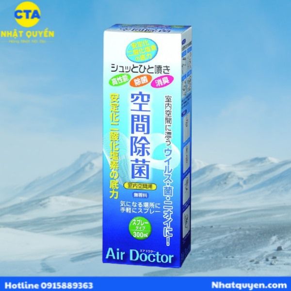 Bình xịt làm sạch không khí Air Doctor Nhật Bản