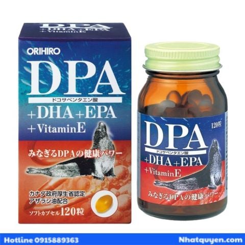 Viên bổ não DPA – DHA – EPA Orihiro Nhật Bản