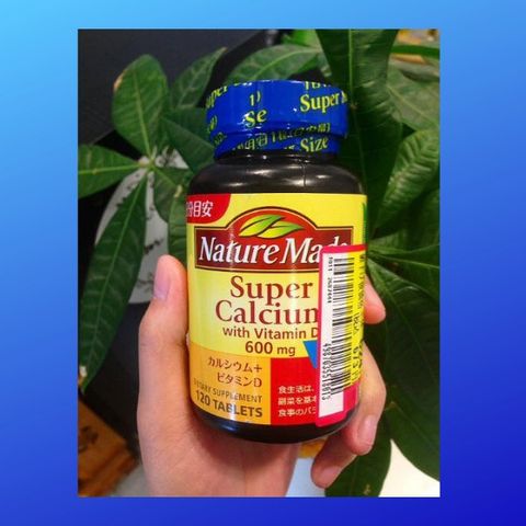 Viên uống bổ sung canxi và Vitamin D Nature Made Supper Calcium