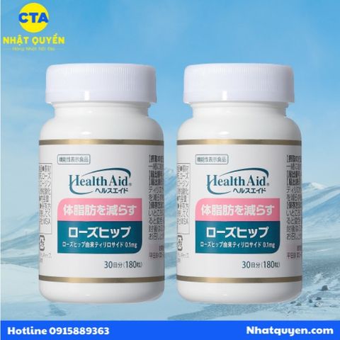 Viên uống giảm cân HealthAid Nhật Bản lọ 180v