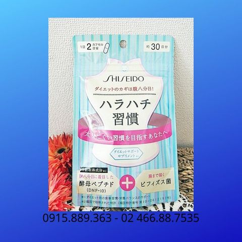 Nấm lên men Giảm mỡ bụng cấp tốc Shiseido Yeast & Bifids cao cấp