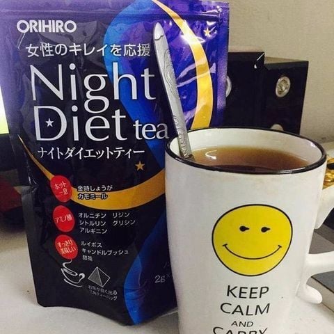 Review trà giảm cân đêm Orihiro Night Diet Tea
