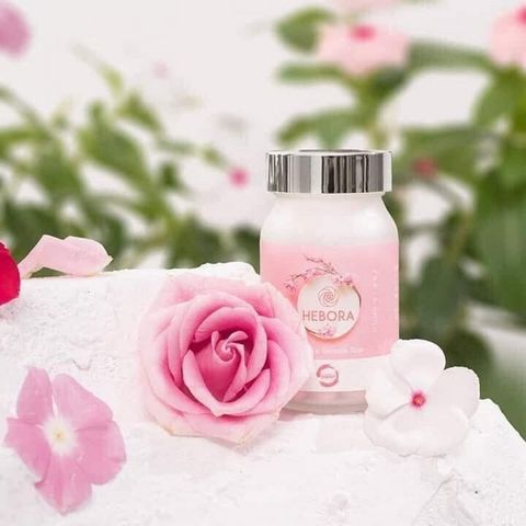 Reviews Viên uống thơm cơ thể Hebora Sakura & Damask Rose Nhật Bản