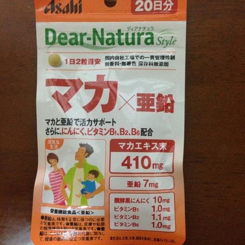 Viên uống Dear Natura bổ sung kẽm và maca giúp tăng cường sinh lực cho nam giới