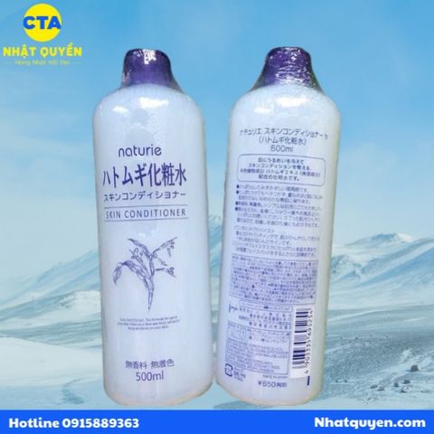 Nước hoa hồng Naturie Hatomugi Skin Conditioner Nhật Bản