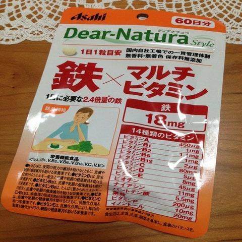 Viên uống Dear Natura bổ sung sắt và vitamin tổng hợp