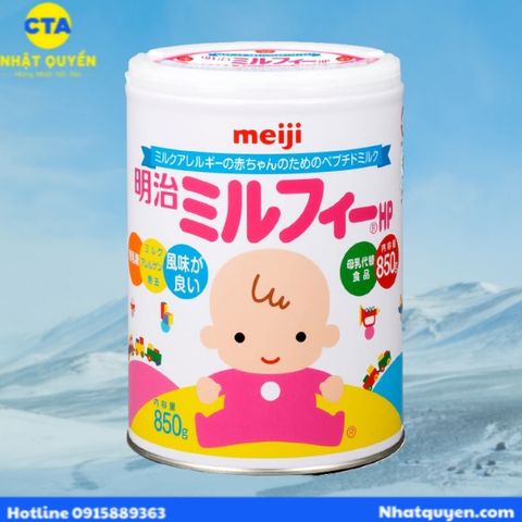 Sữa Meiji Mirufi HP 850g (Dành cho bé bị dị ứng sữa, đạm bò)